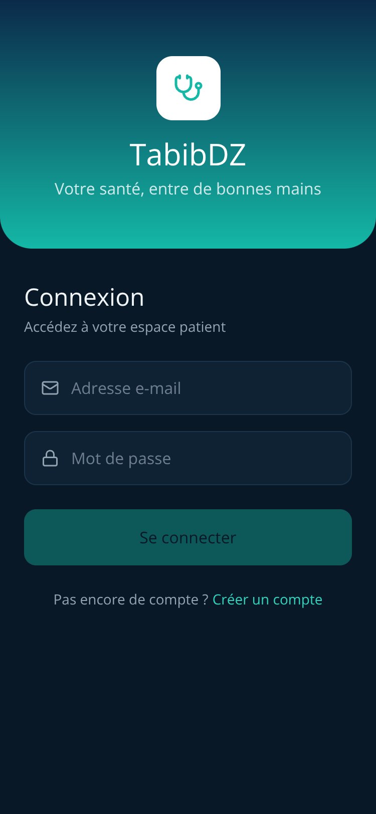 TabibDZ screen 1