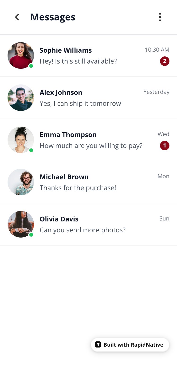 Vinted Marketplace screen 4