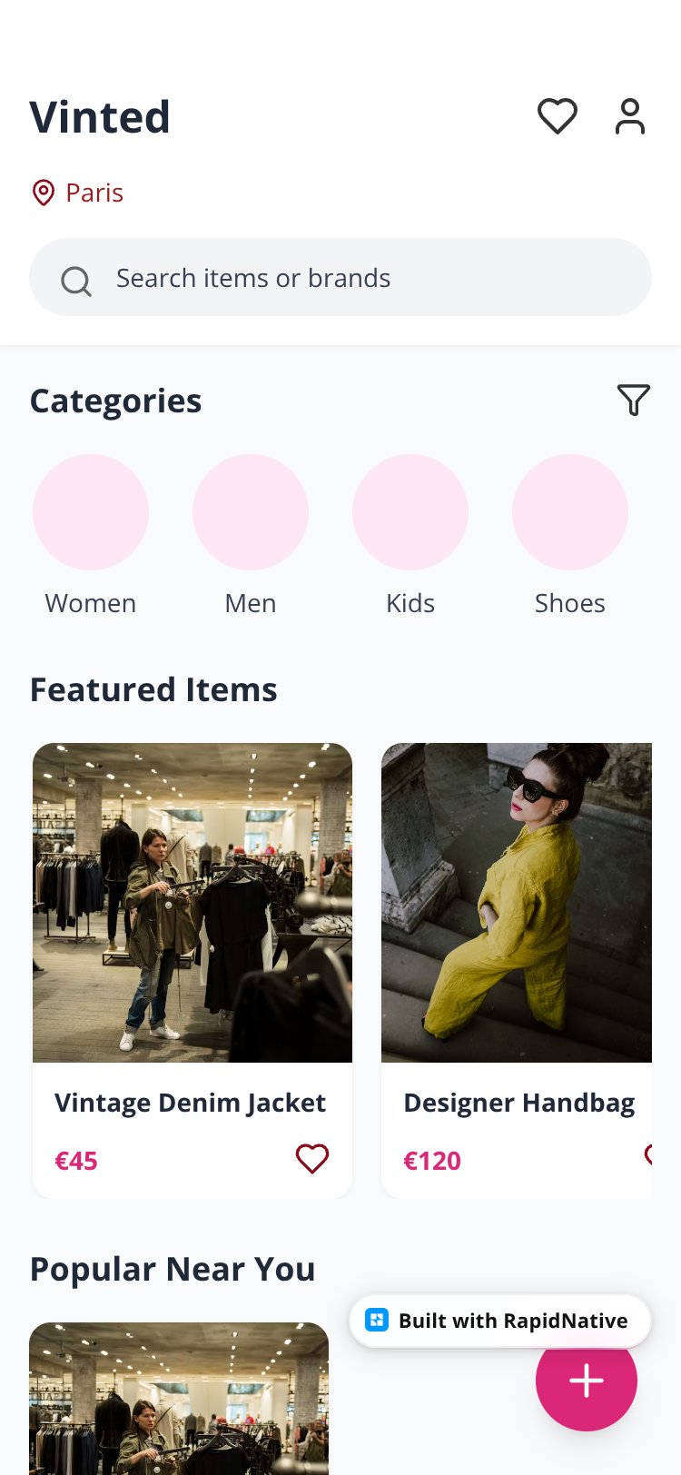 Vinted Marketplace screen 4