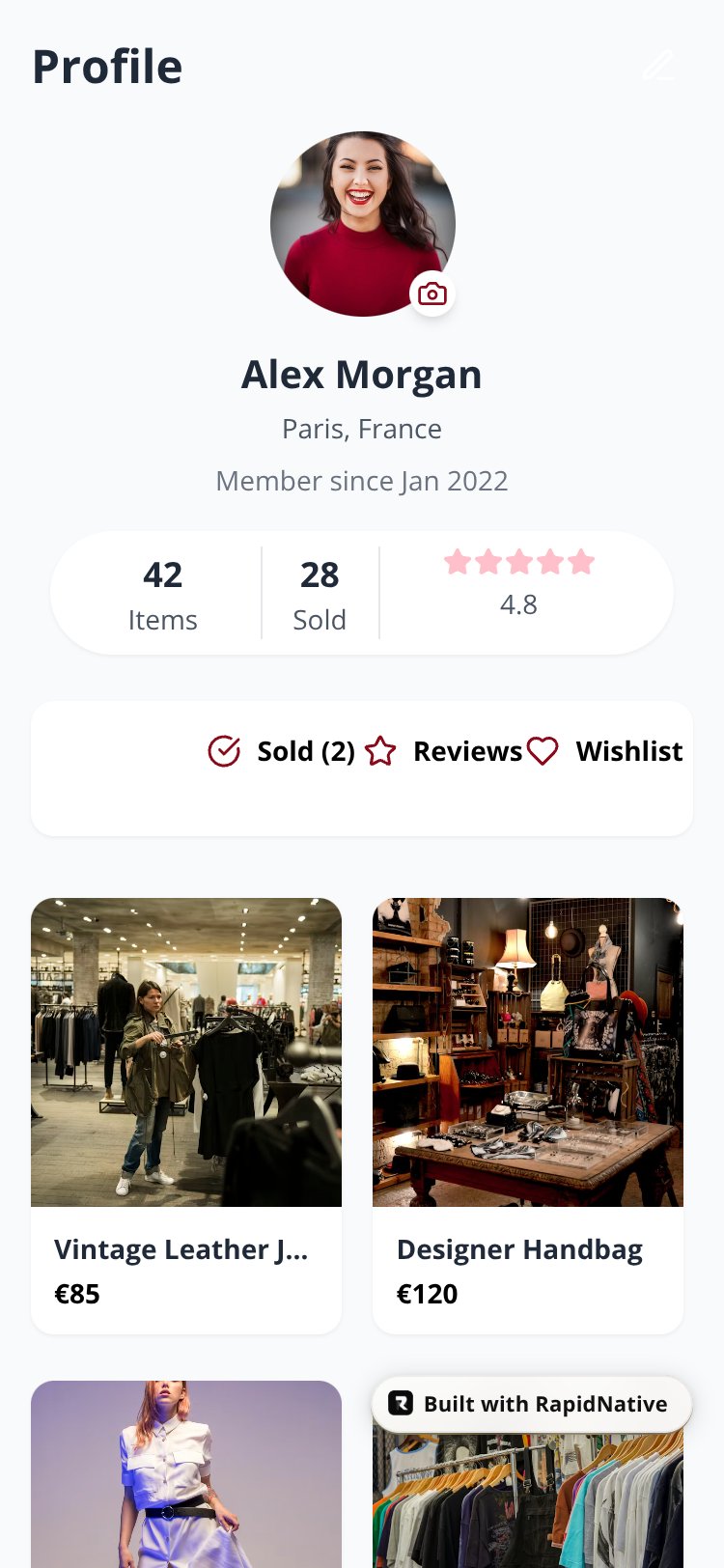 Vinted Marketplace screen 5