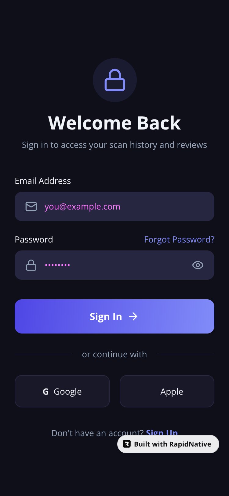 SmartKit screen 1