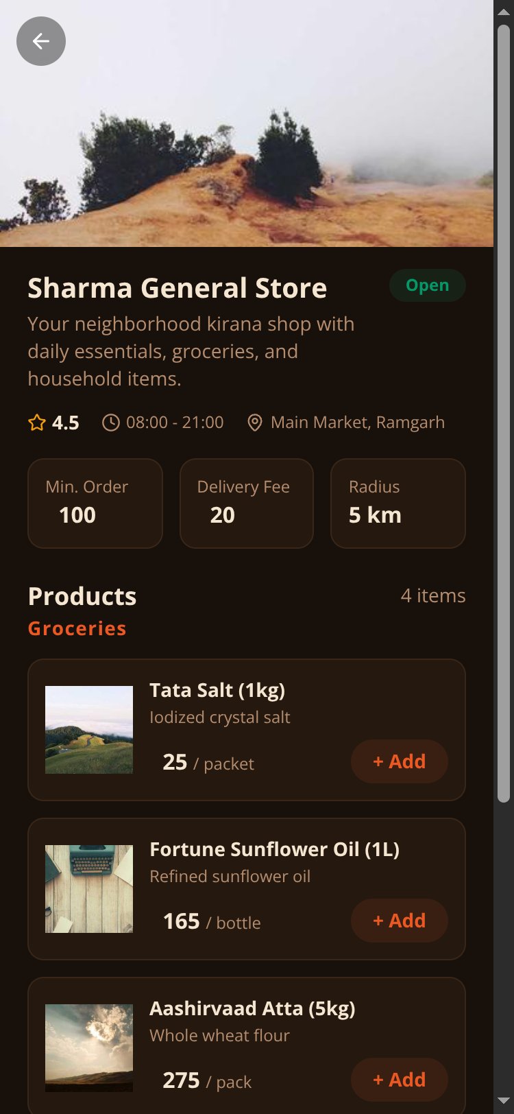 LocalBazaar screen 3
