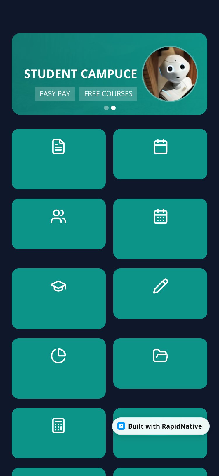 FitTrack screen 1