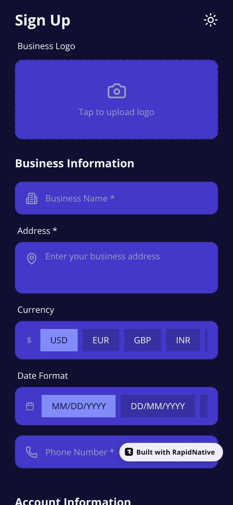 InventraFlow screen 2