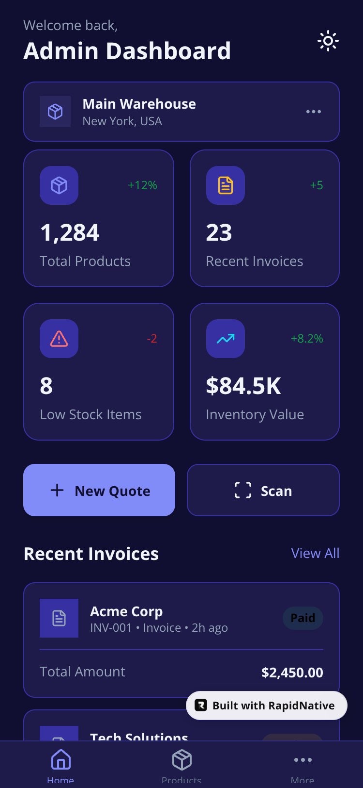 InventraFlow screen 3
