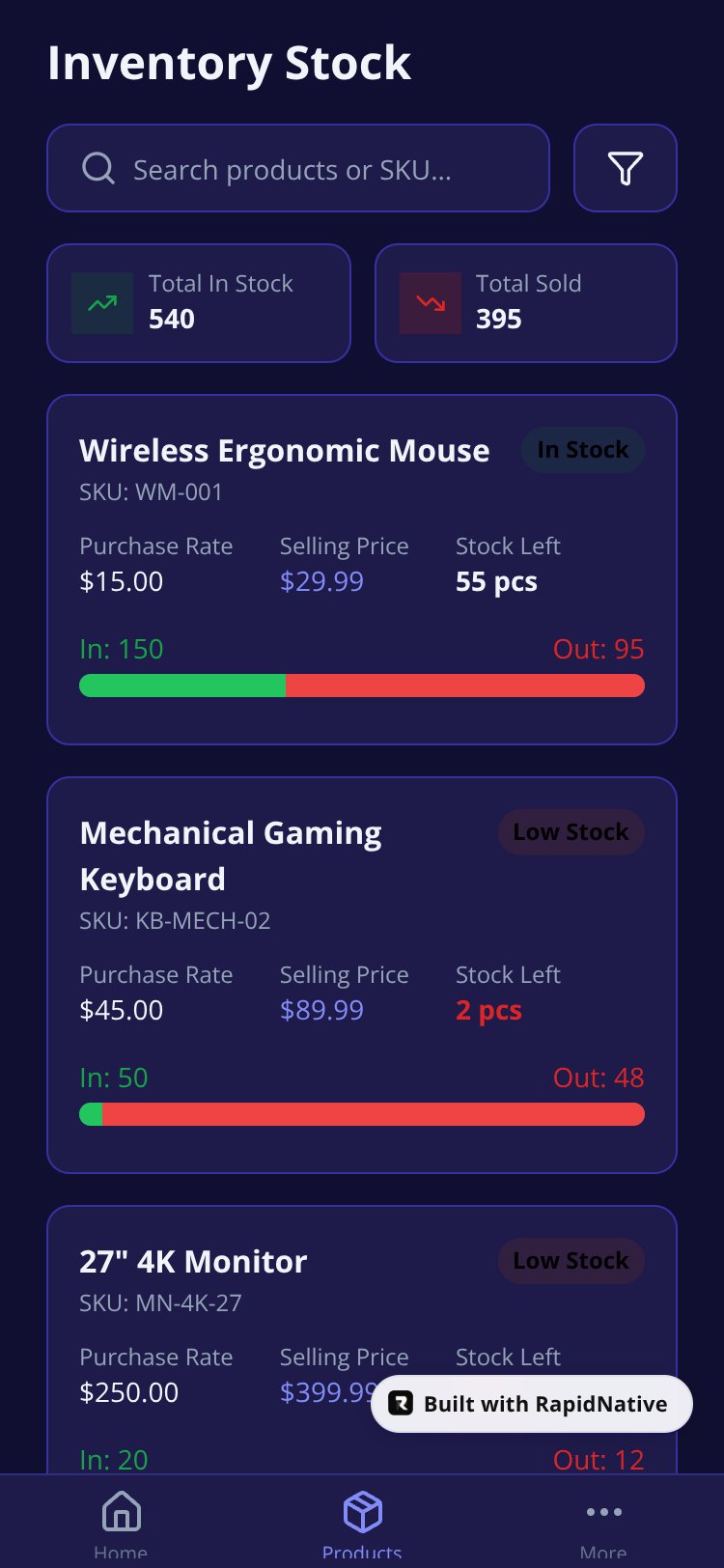 InventraFlow screen 4