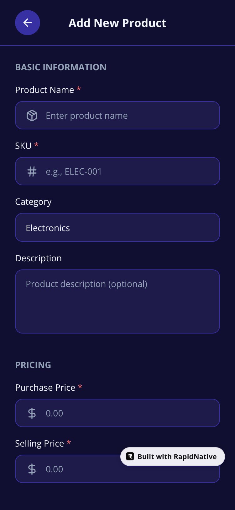 InventraFlow screen 5