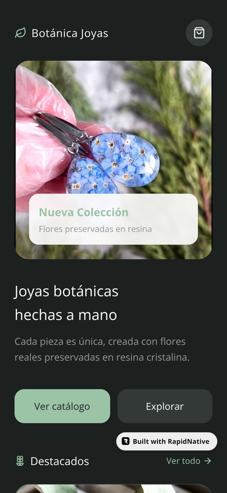 Botánica Joyas screen 1