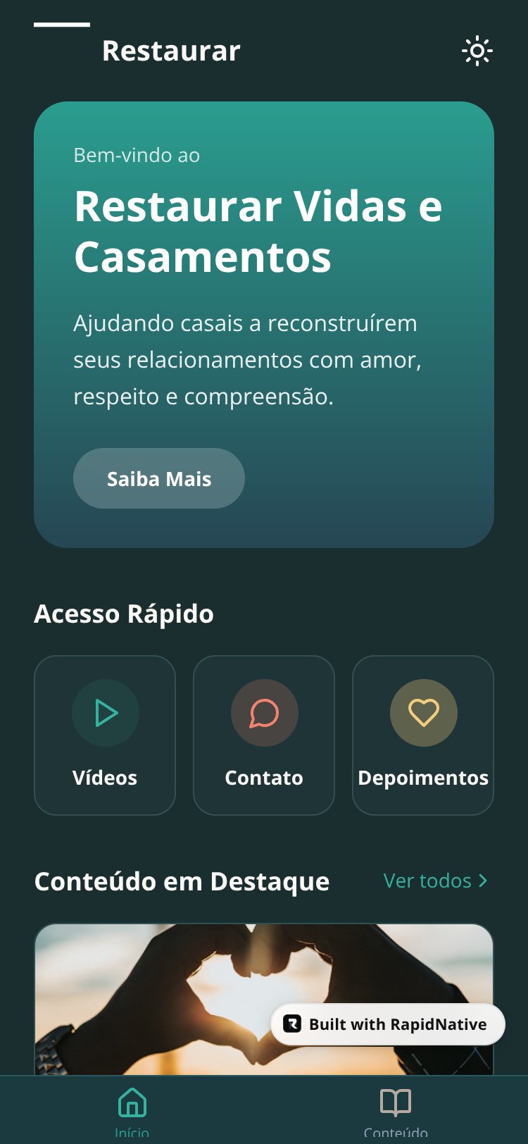 Restaurar Vidas screen 3