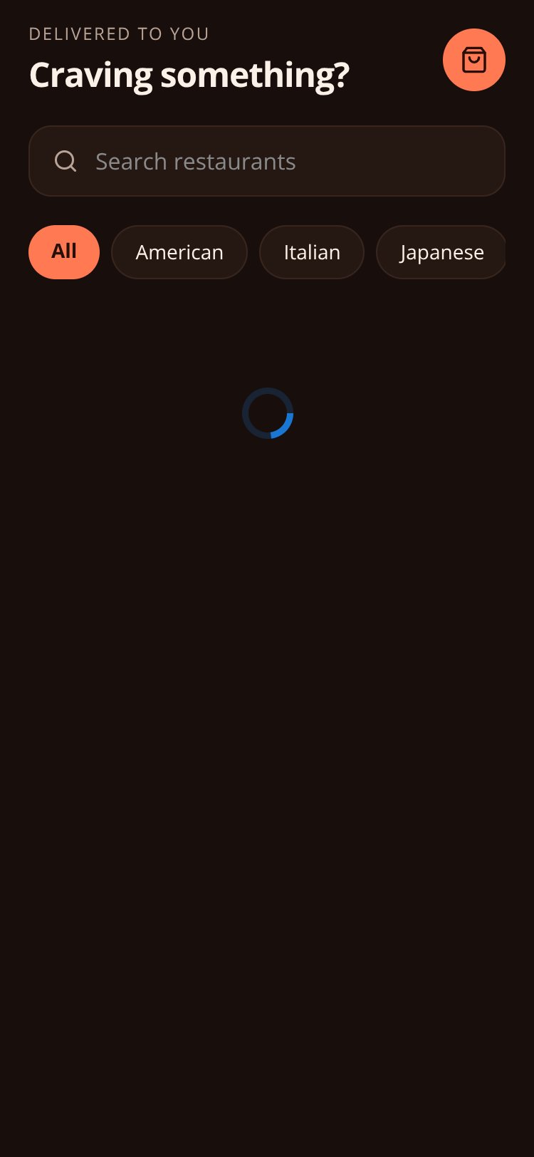 Feastly screen 3