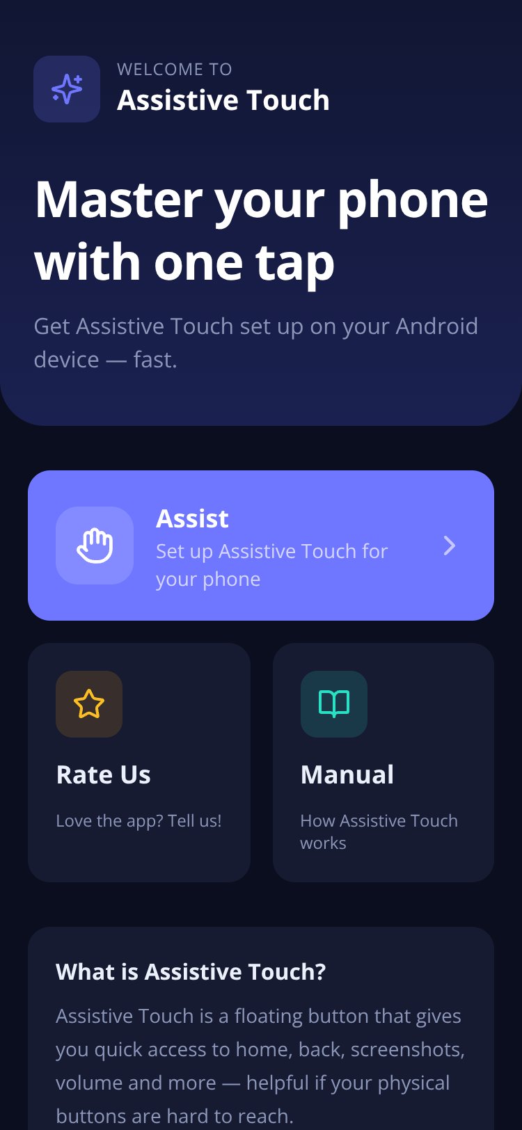 Assistive Touch screen 4