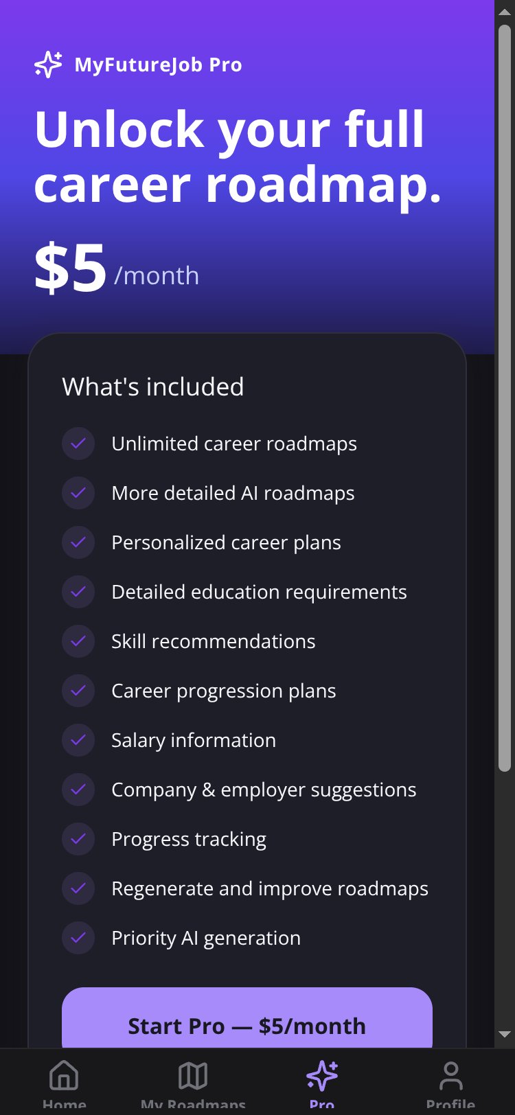 RapidNative App screen 2