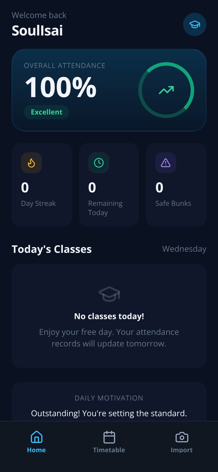 AttendAI screen 3