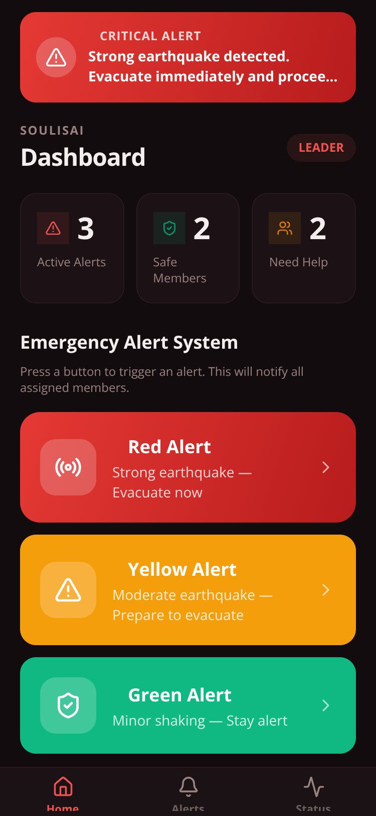 Ready Alert screen 2