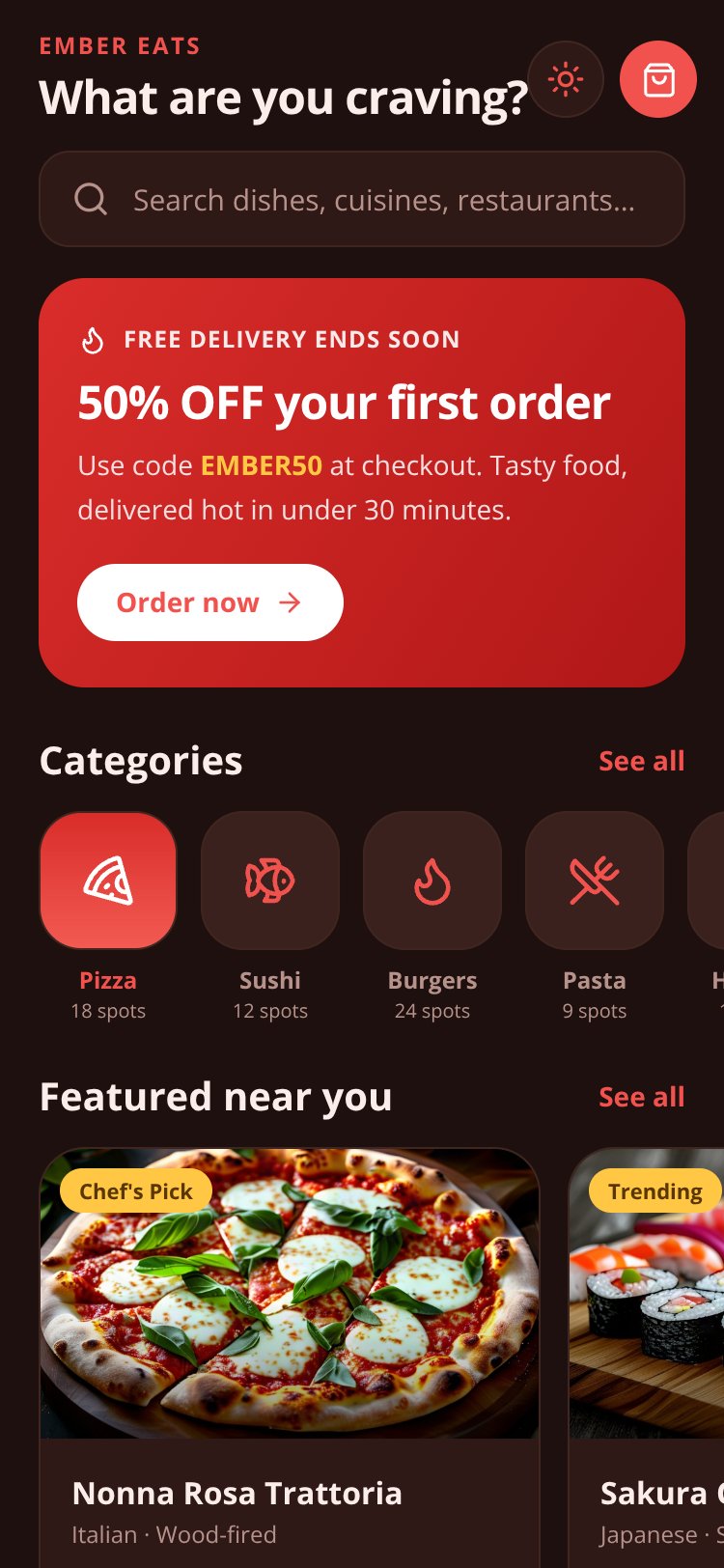Ember Eats screen 1