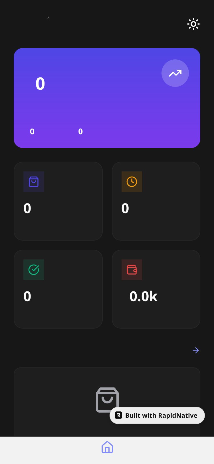 Tailor Hub screen 1