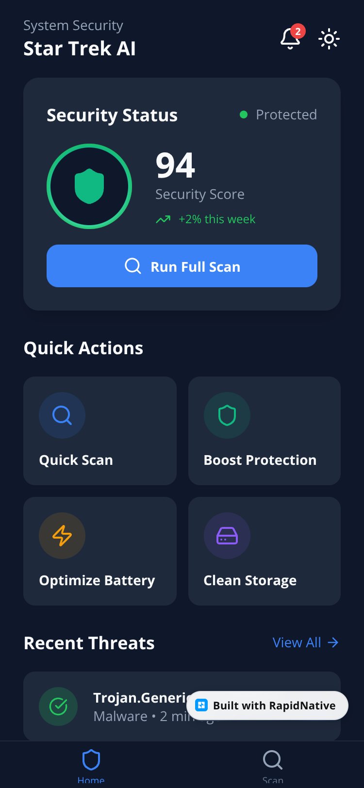 expo-nativewind screen 2