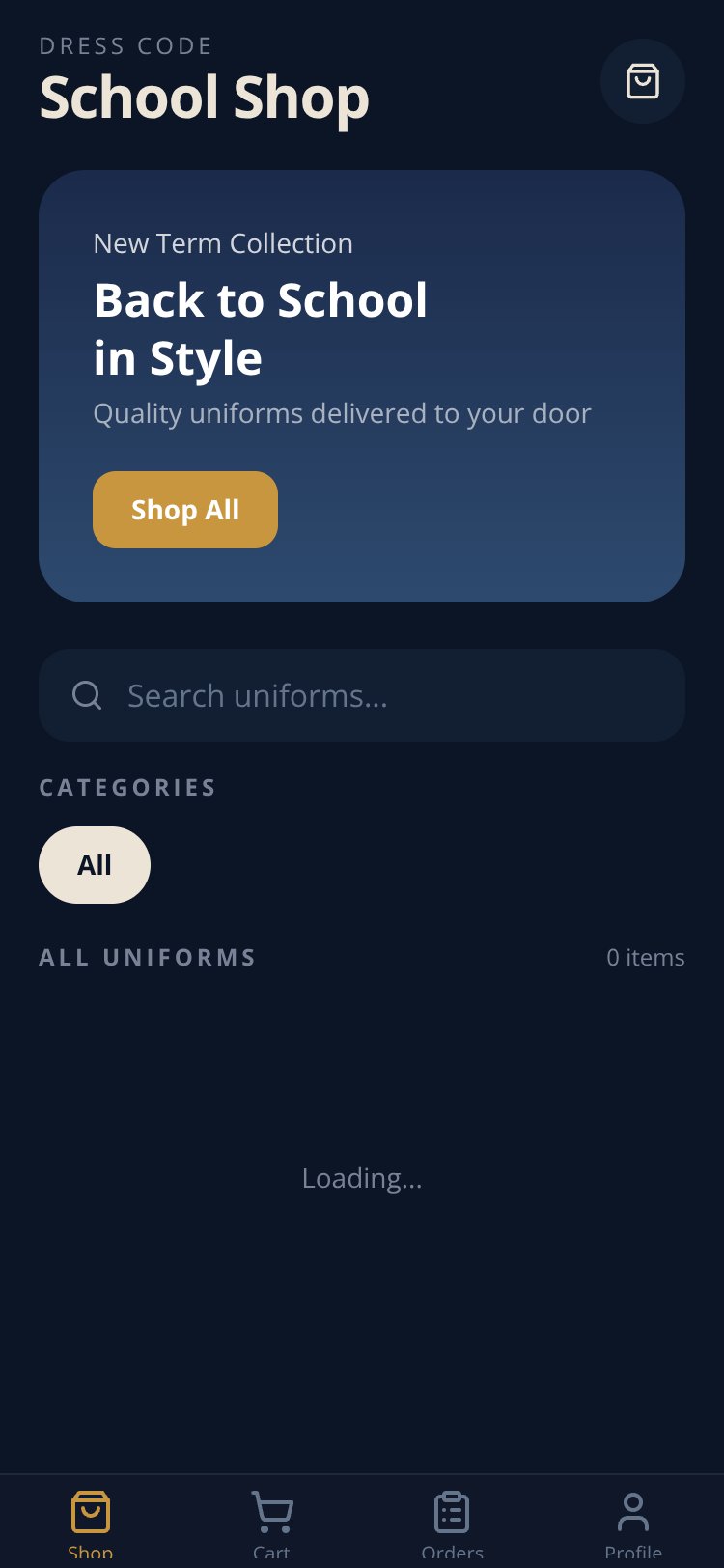 Dress Code screen 1