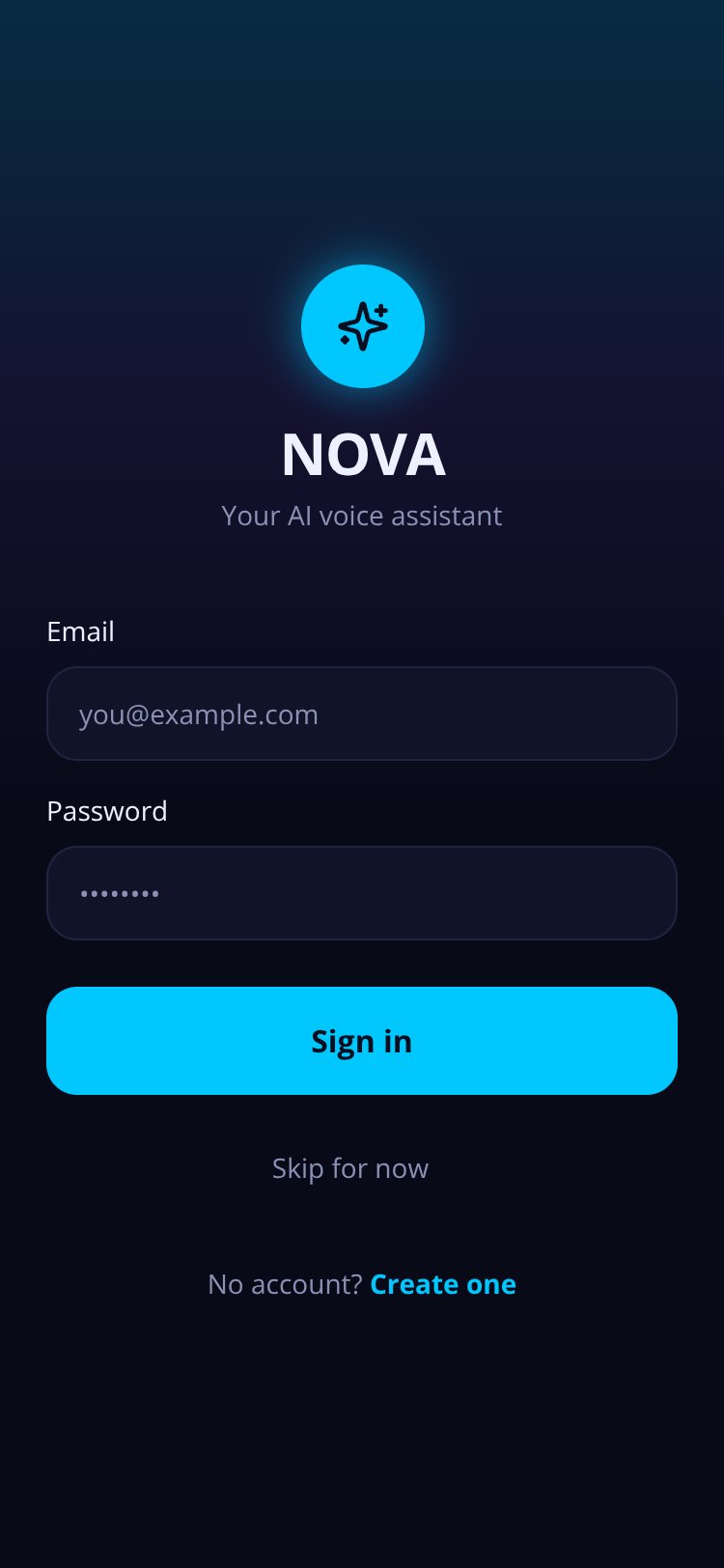 NOVA screen 2