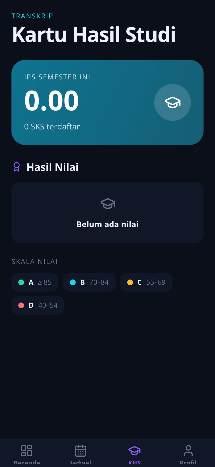 SIAKAD screen 5