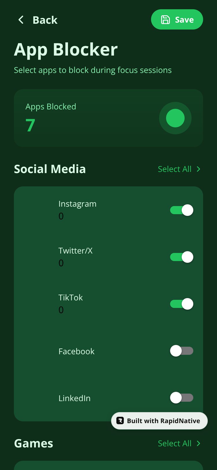 FocusGuard screen 5