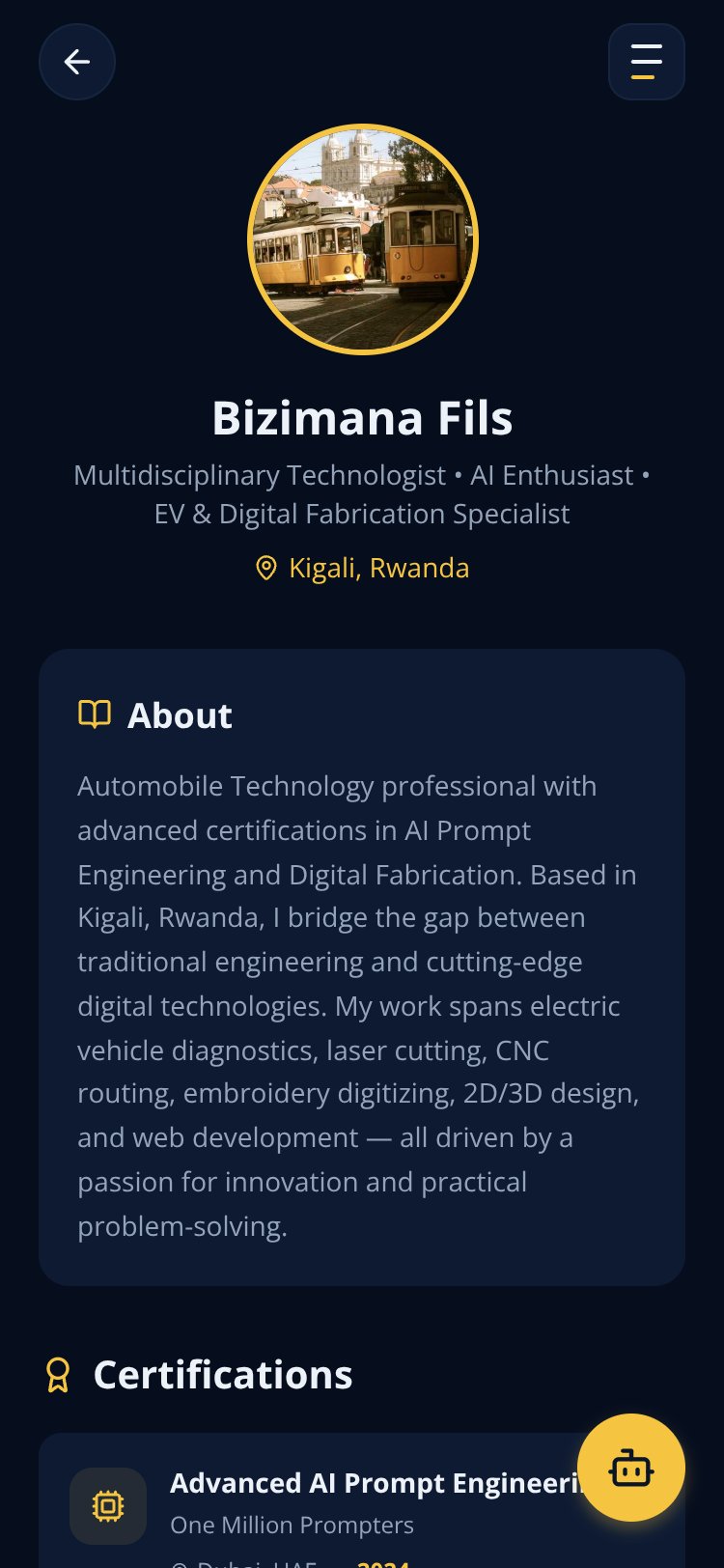 RapidNative App screen 1