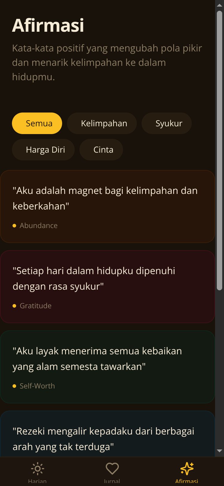 Syukurku screen 1