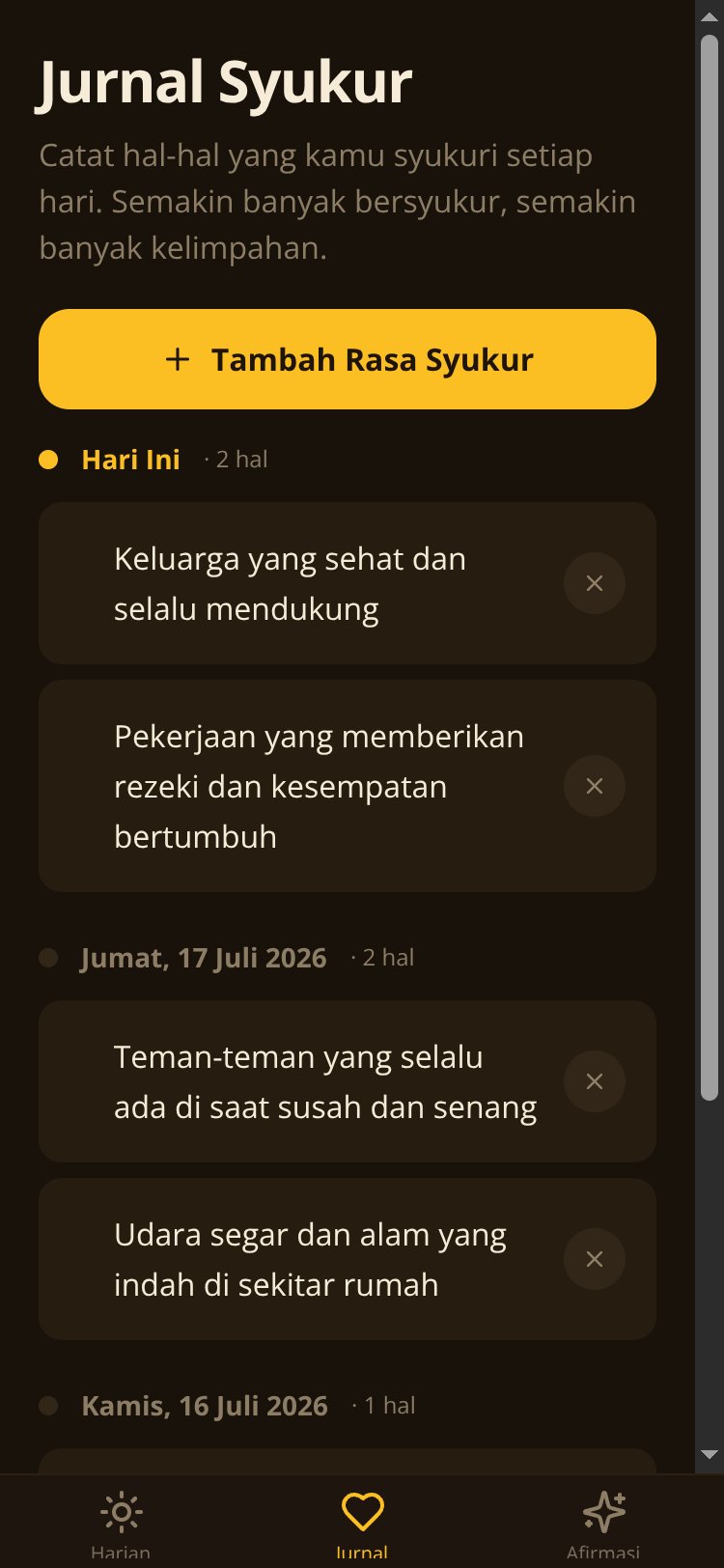 Syukurku screen 3