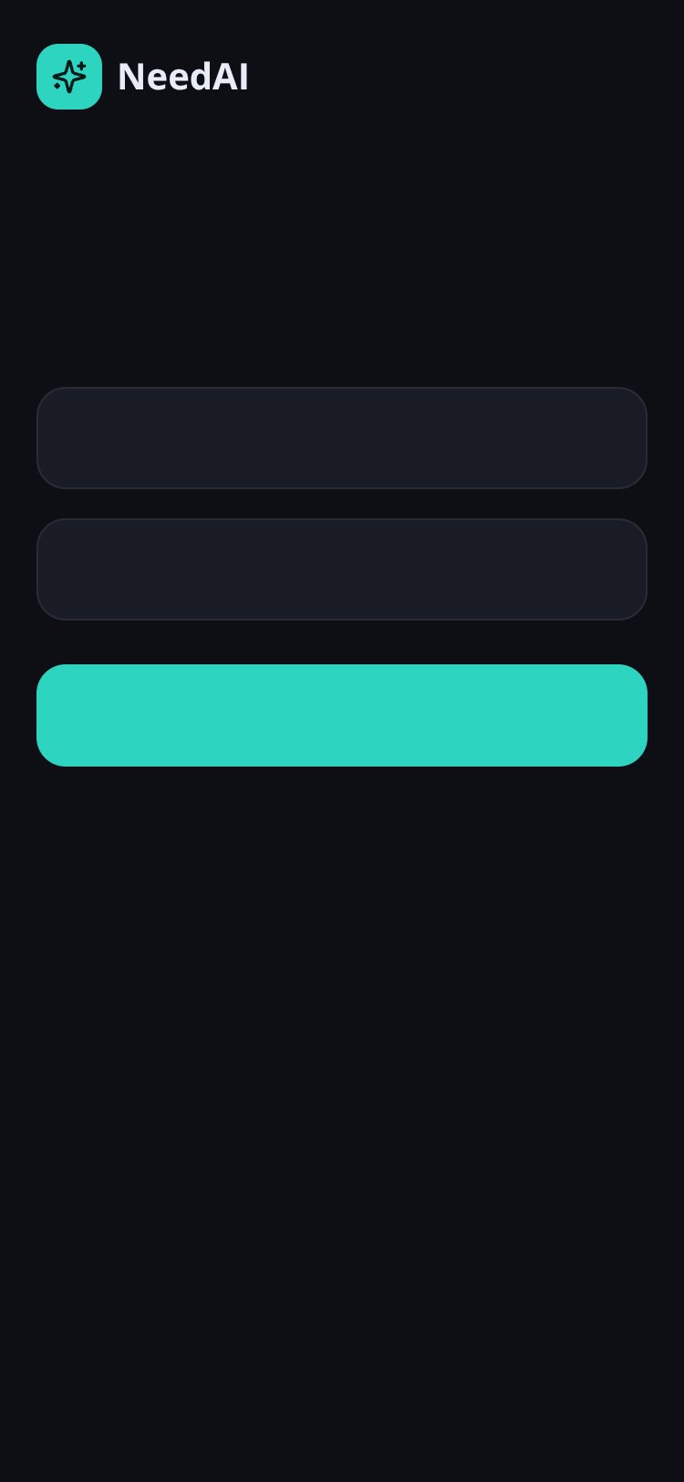 NeedAI screen 2