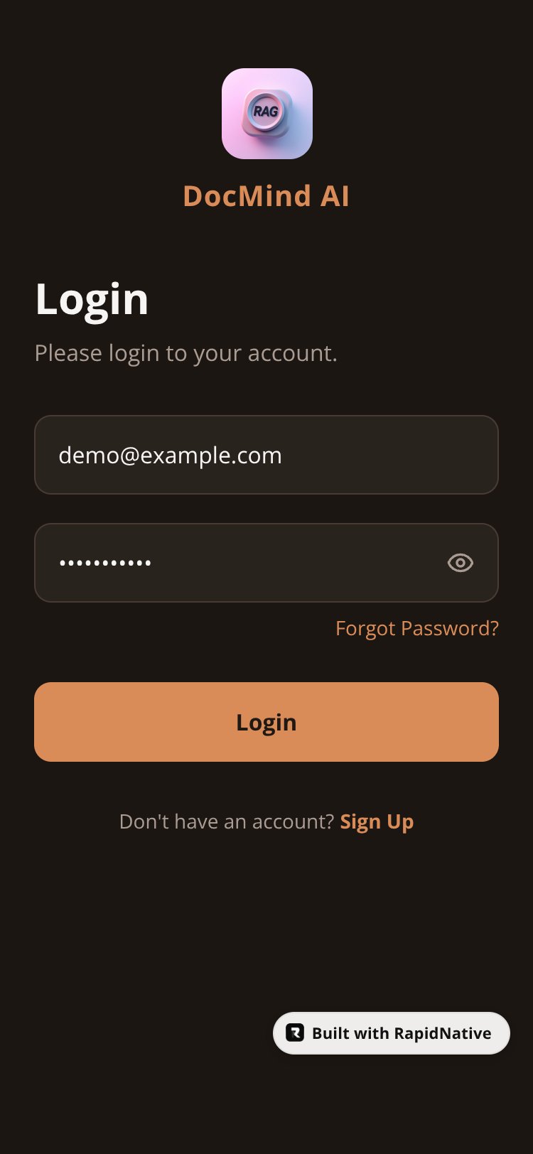 DocMind AI screen 2