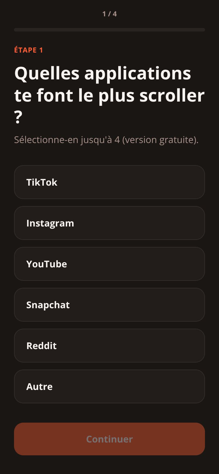 StopScroll screen 4