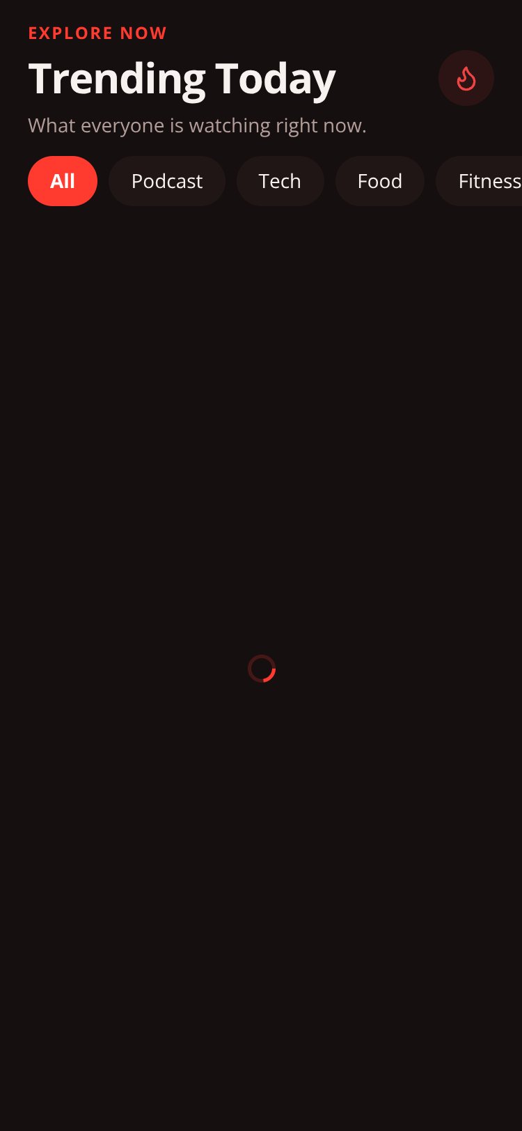 TrendLens screen 1