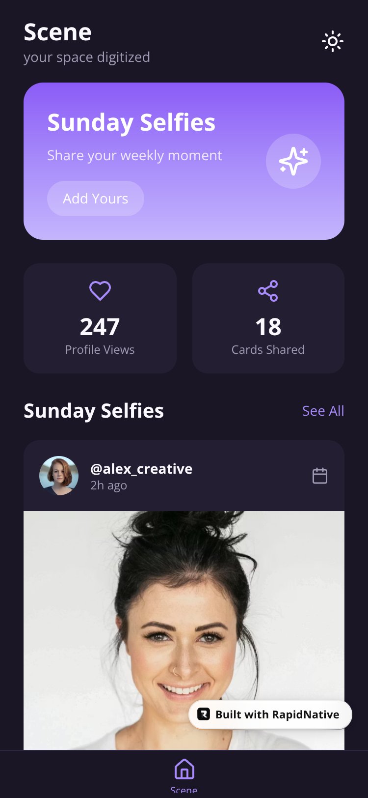 Scene screen 1