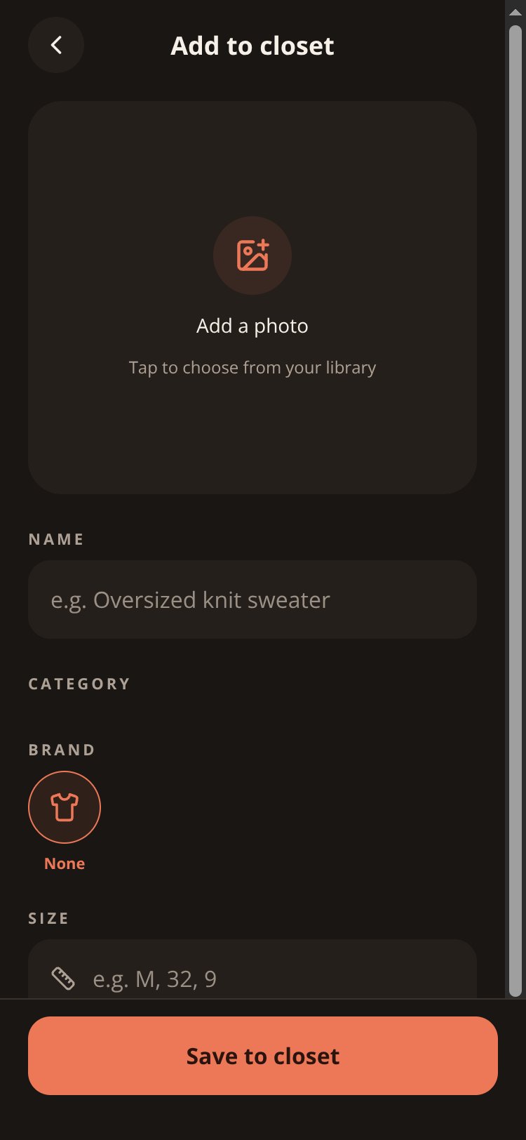 Wardrobe screen 4