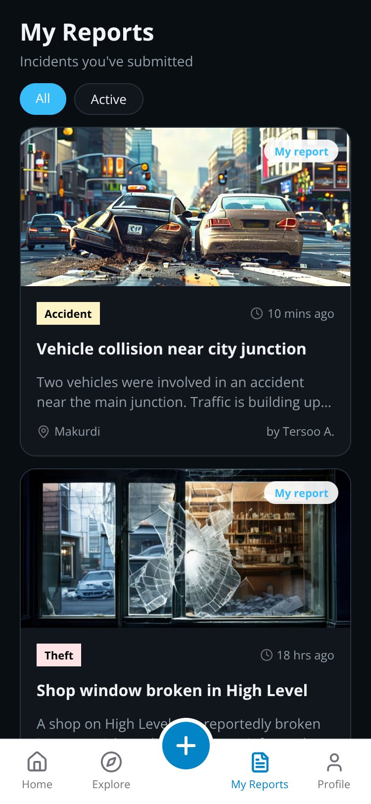Citizen Report screen 4