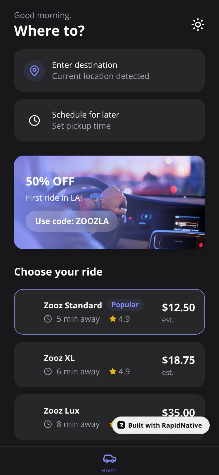 Zooz Los Angeles screen 1