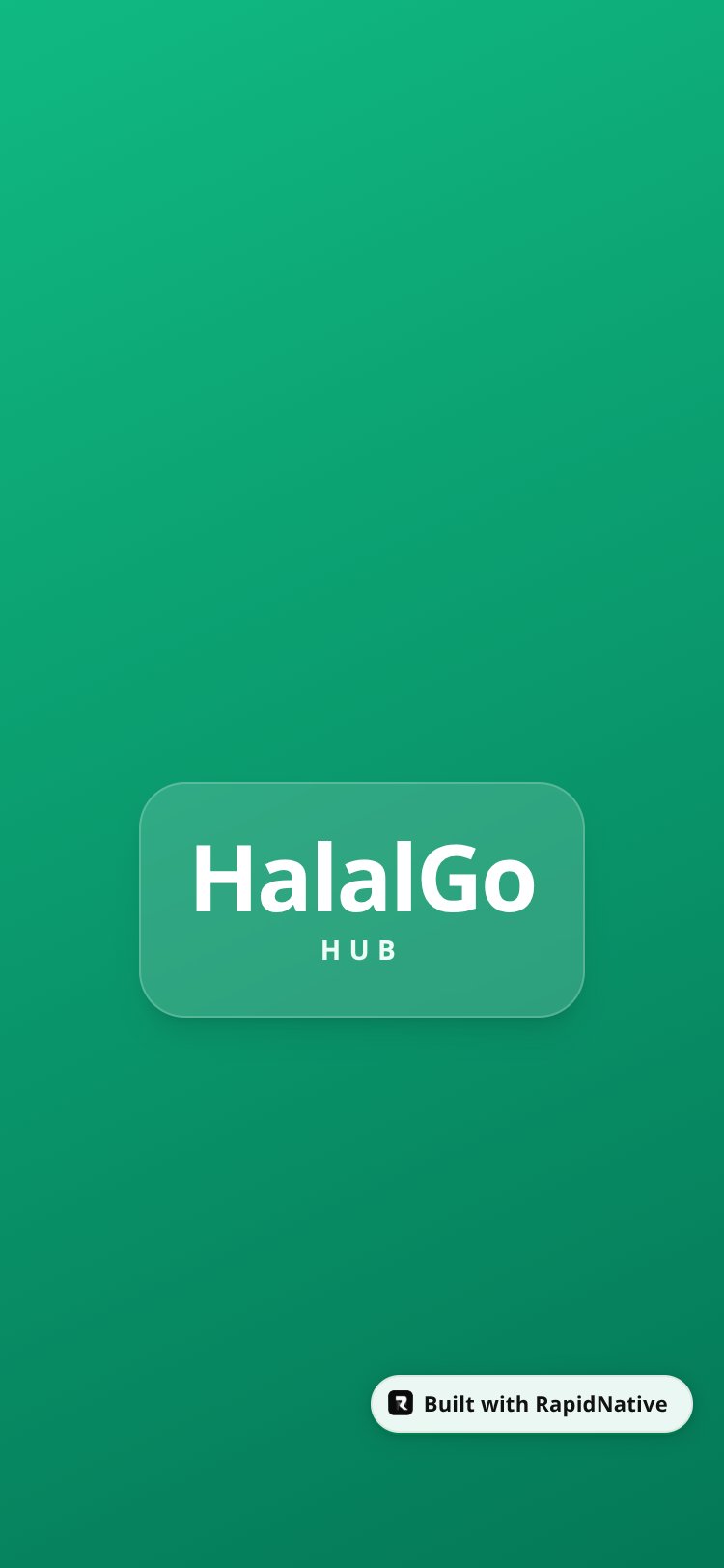 HalalGo Hub screen 4