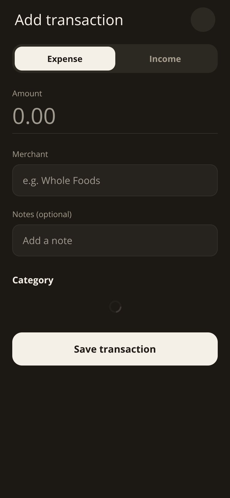 RapidNative App screen 3
