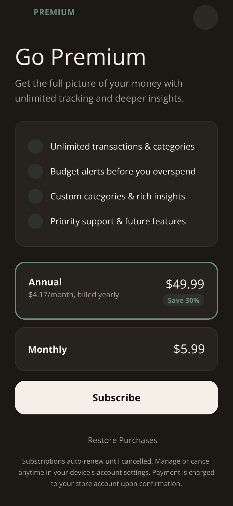 RapidNative App screen 5