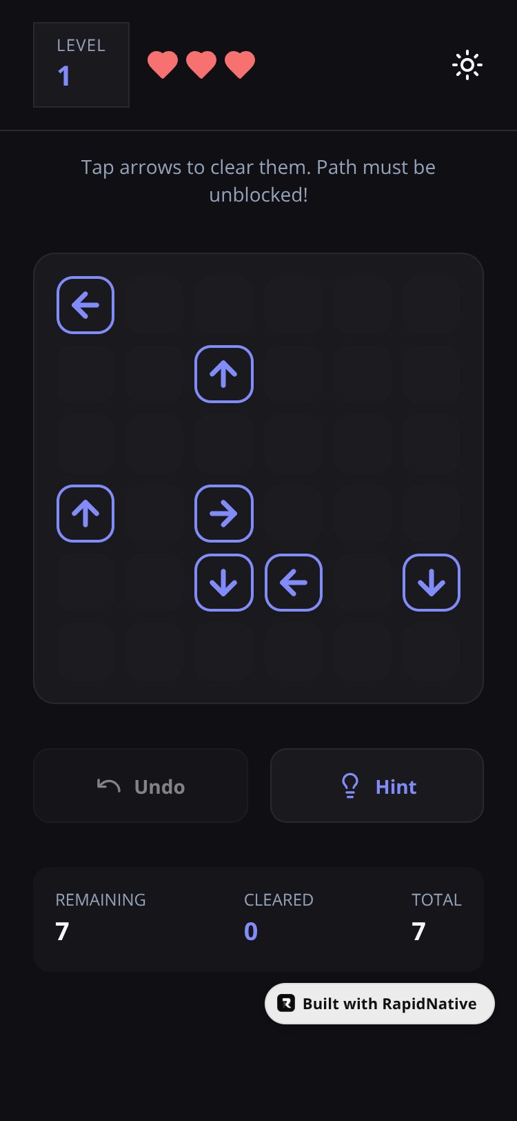 Arrow Escape screen 1