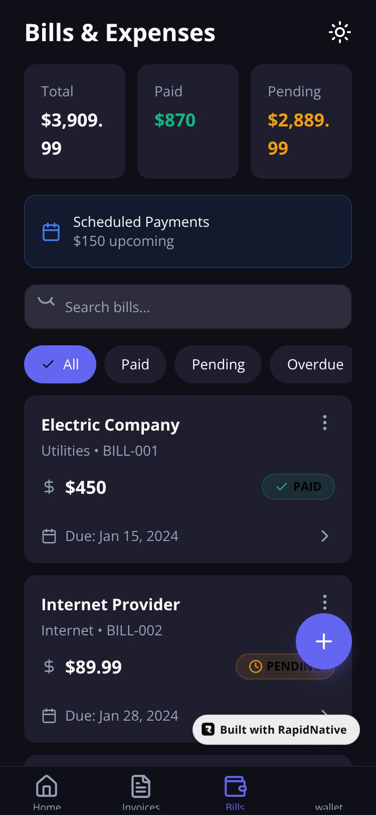 LedgerFlow screen 4