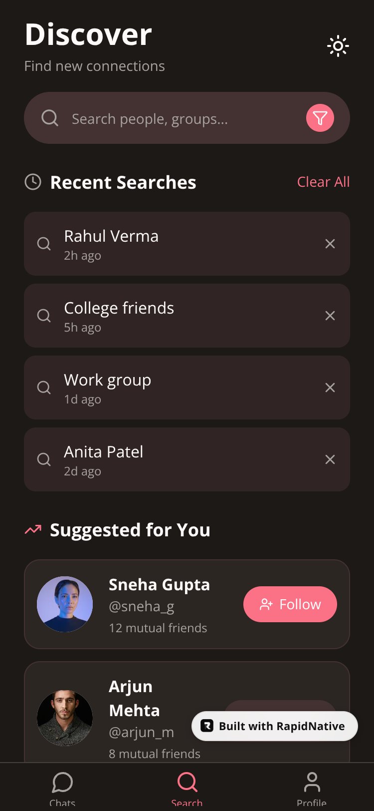 Baatein screen 2