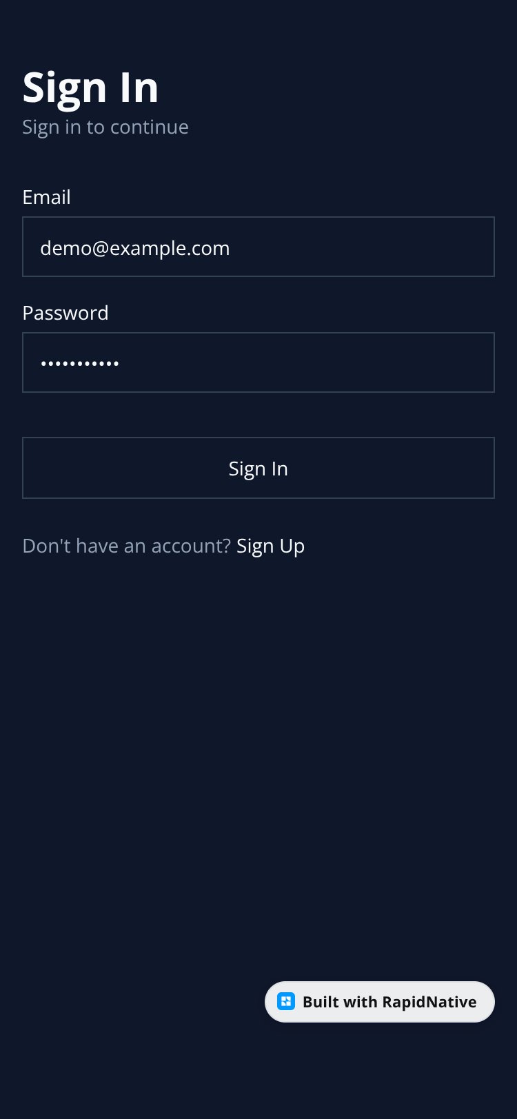 Fitness App screen 5