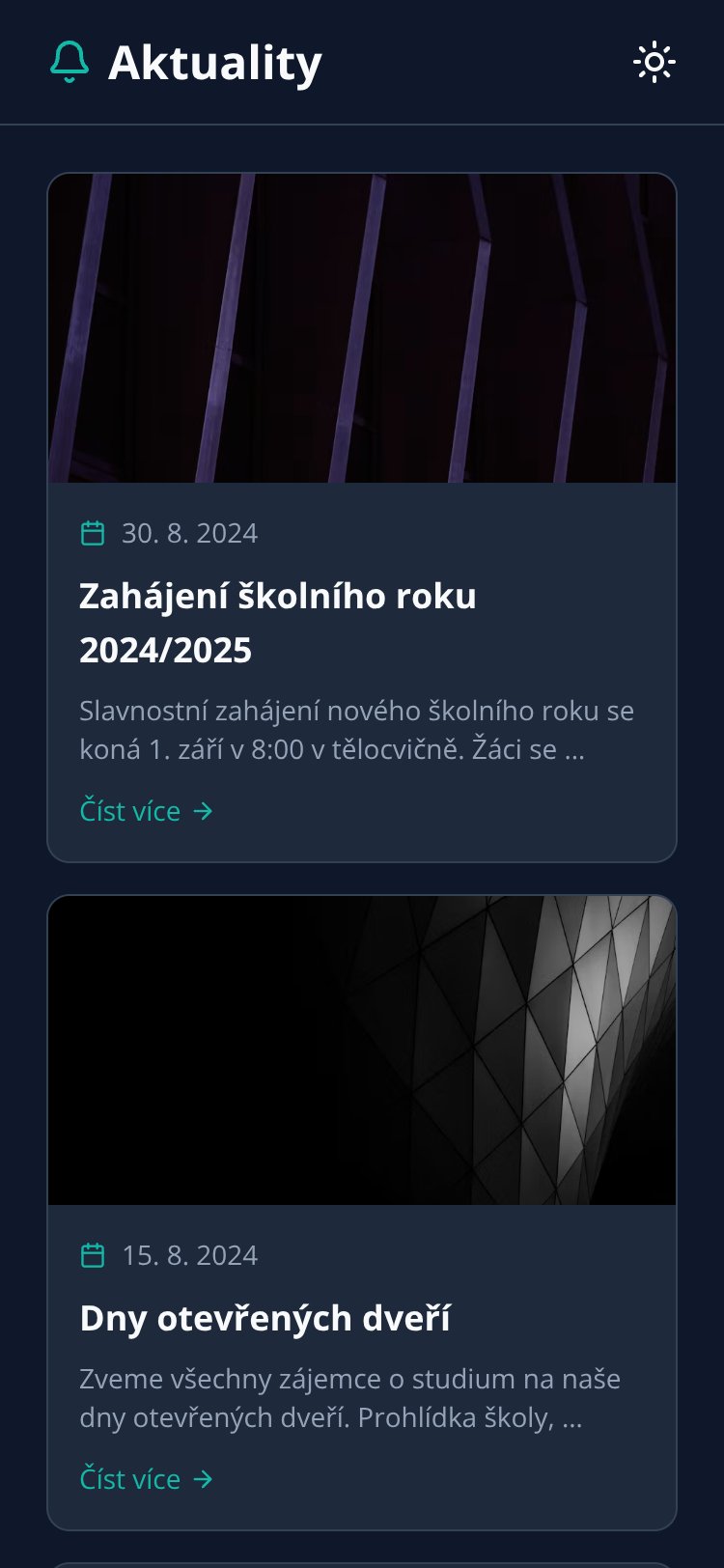 SPOŠ Buddy screen 1