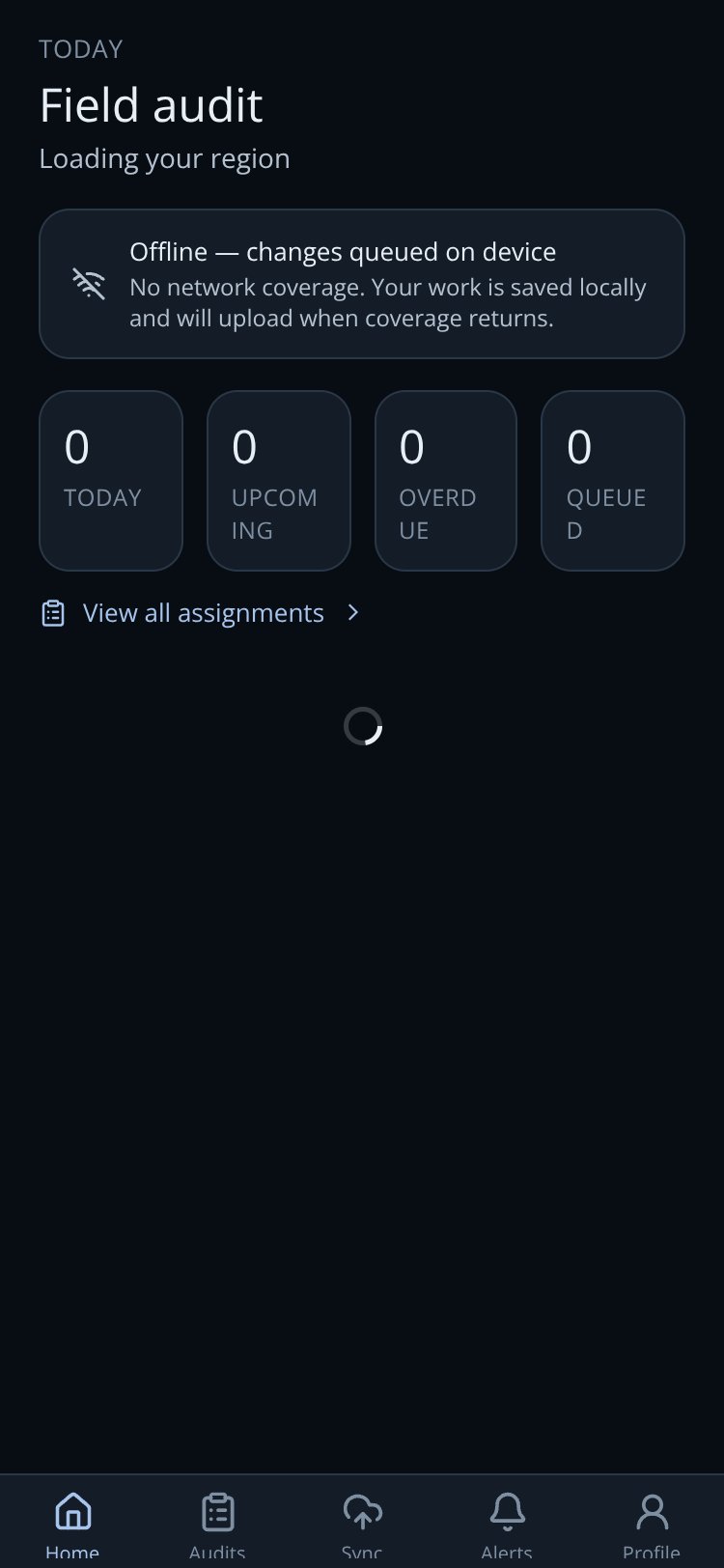 GoodWeave Field Audit screen 5