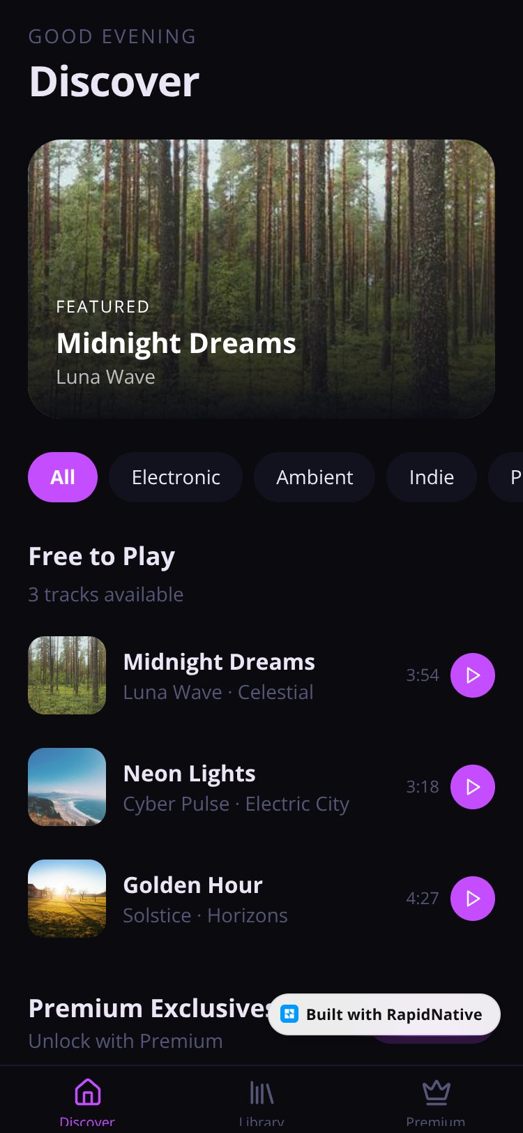 WaveFlow screen 3