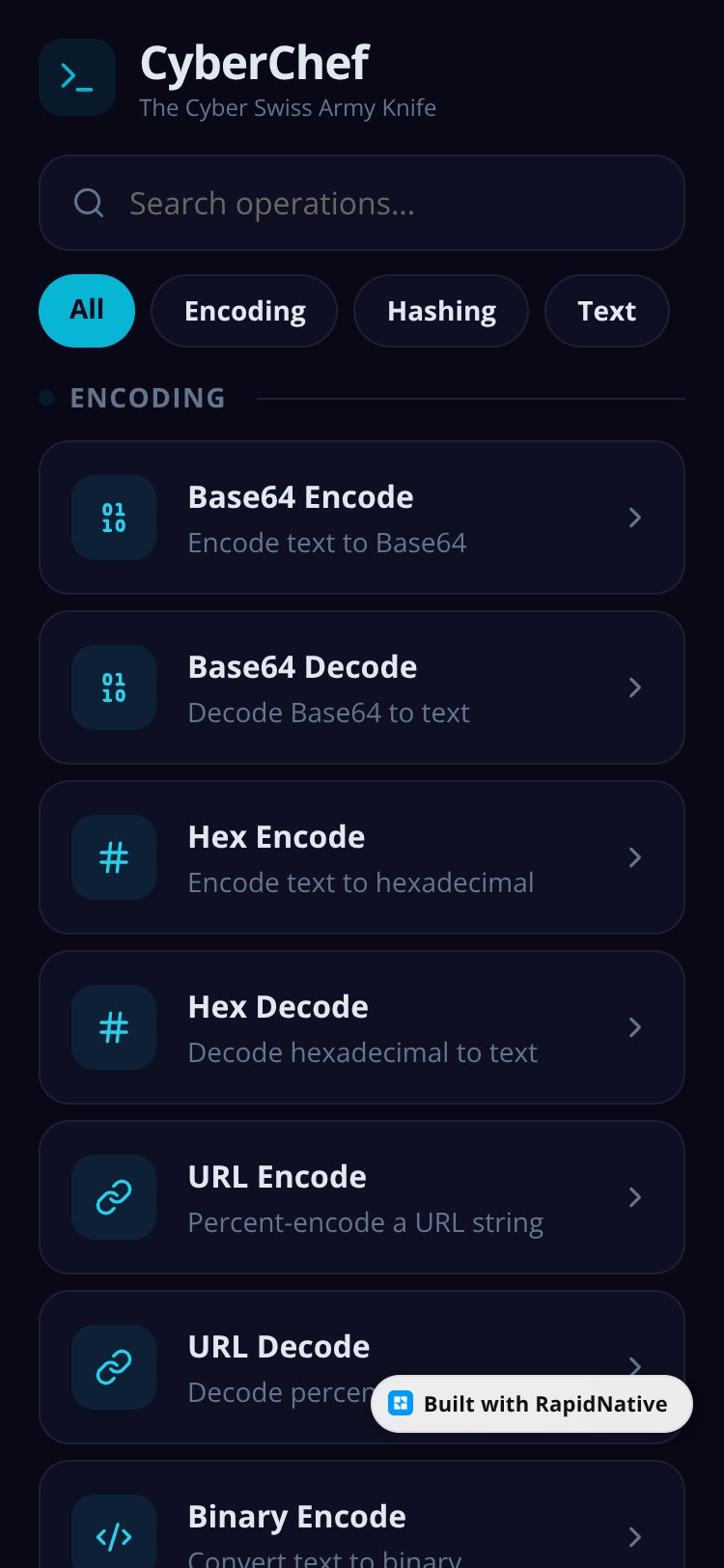CyberChef screen 1
