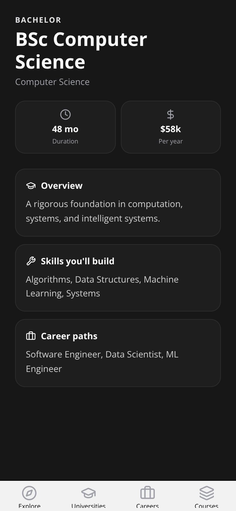 RapidNative App screen 3
