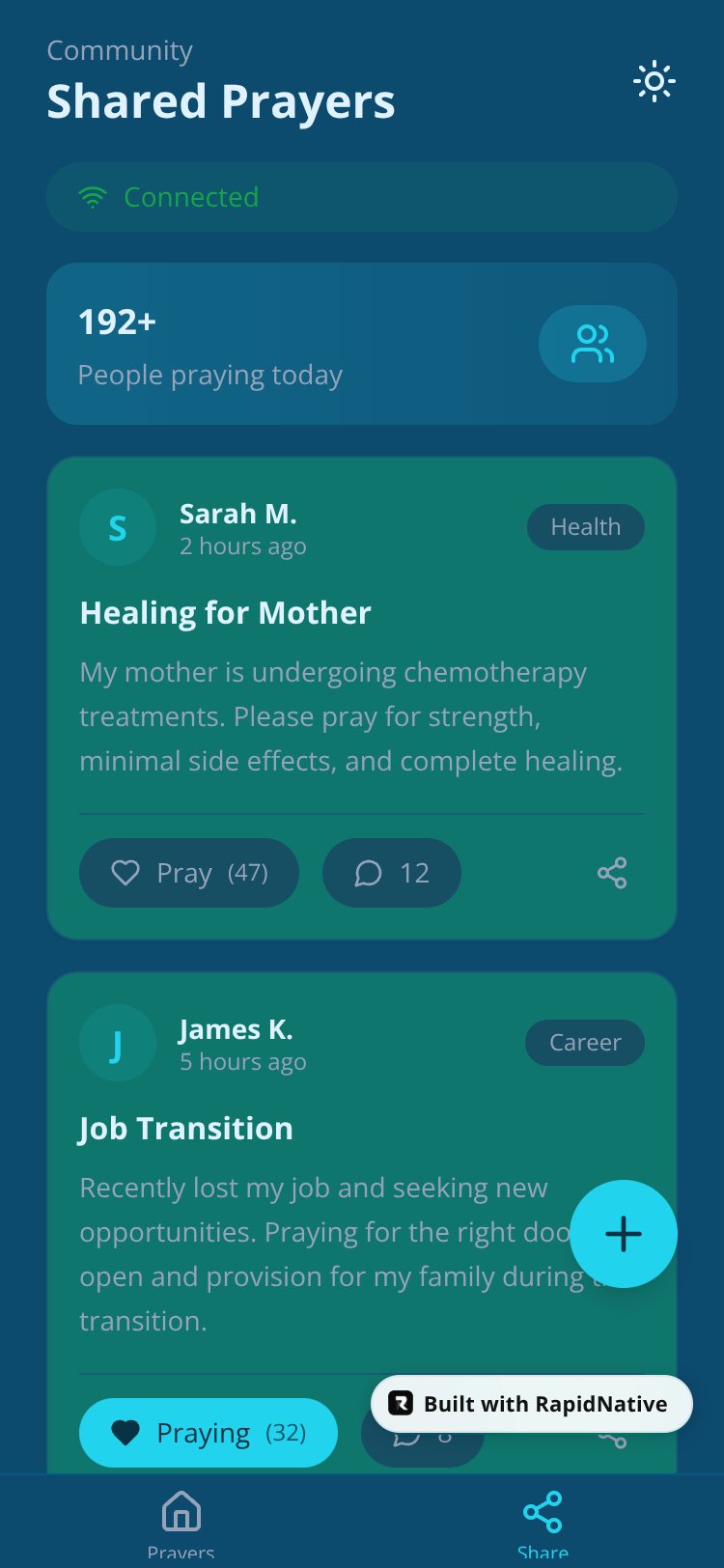 PrayerConnect screen 5