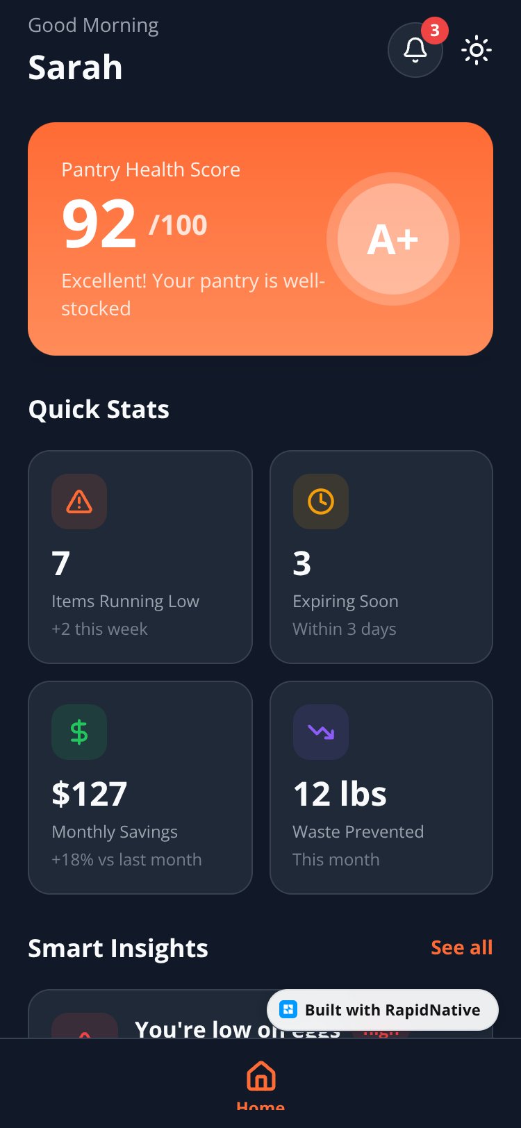 GroceryMind screen 1